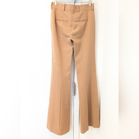 NWT Zara camel flared trousers - Picture 4 of 8